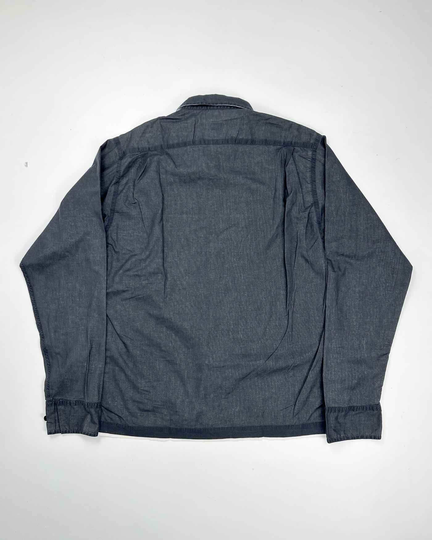 Kenzo Home 2 Layer Black Cotton Shirt 1990's - Vintagetts