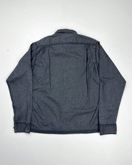 Kenzo Home 2 Layer Black Cotton Shirt 1990's - Vintagetts