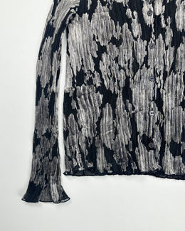 Hanae Mori Pleated Top 1990's - Vintagetts