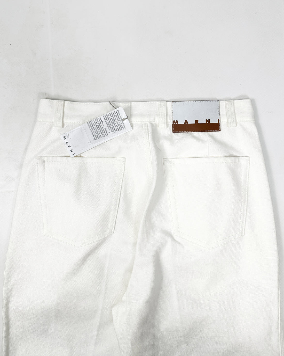 Marni Heavyweight Canvas Wide Leg Pants 2020