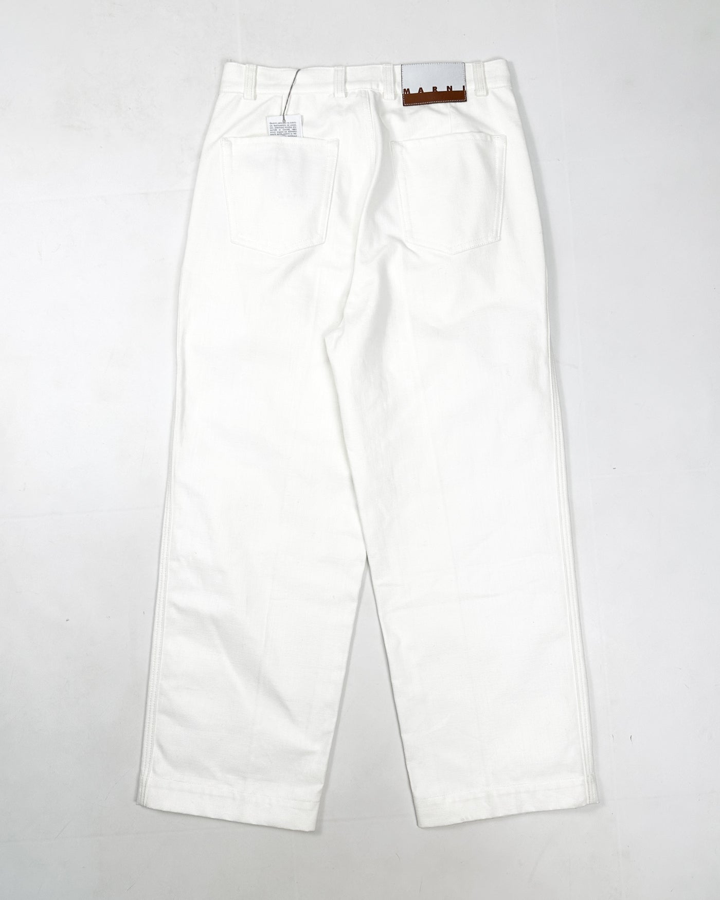 Marni Heavyweight Canvas Wide Leg Pants 2020