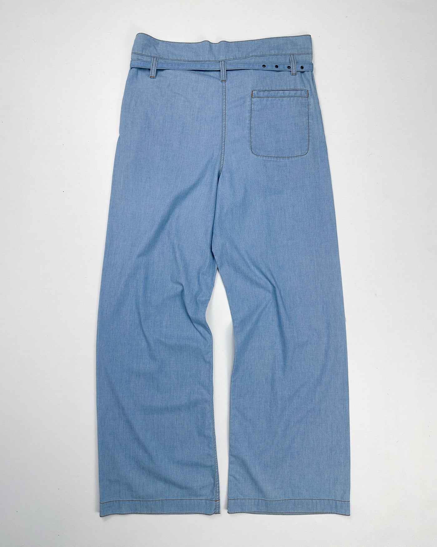 Marni Light Denim Belted Pants 2000's