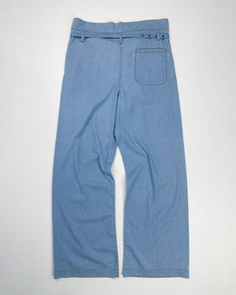 Marni Light Denim Belted Pants 2000's