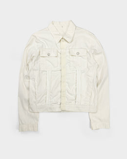 Jil Sander White Denim Jacket 2000's