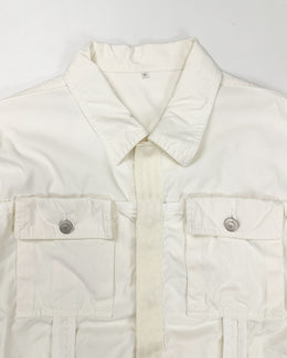 Jil Sander White Denim Jacket 2000's