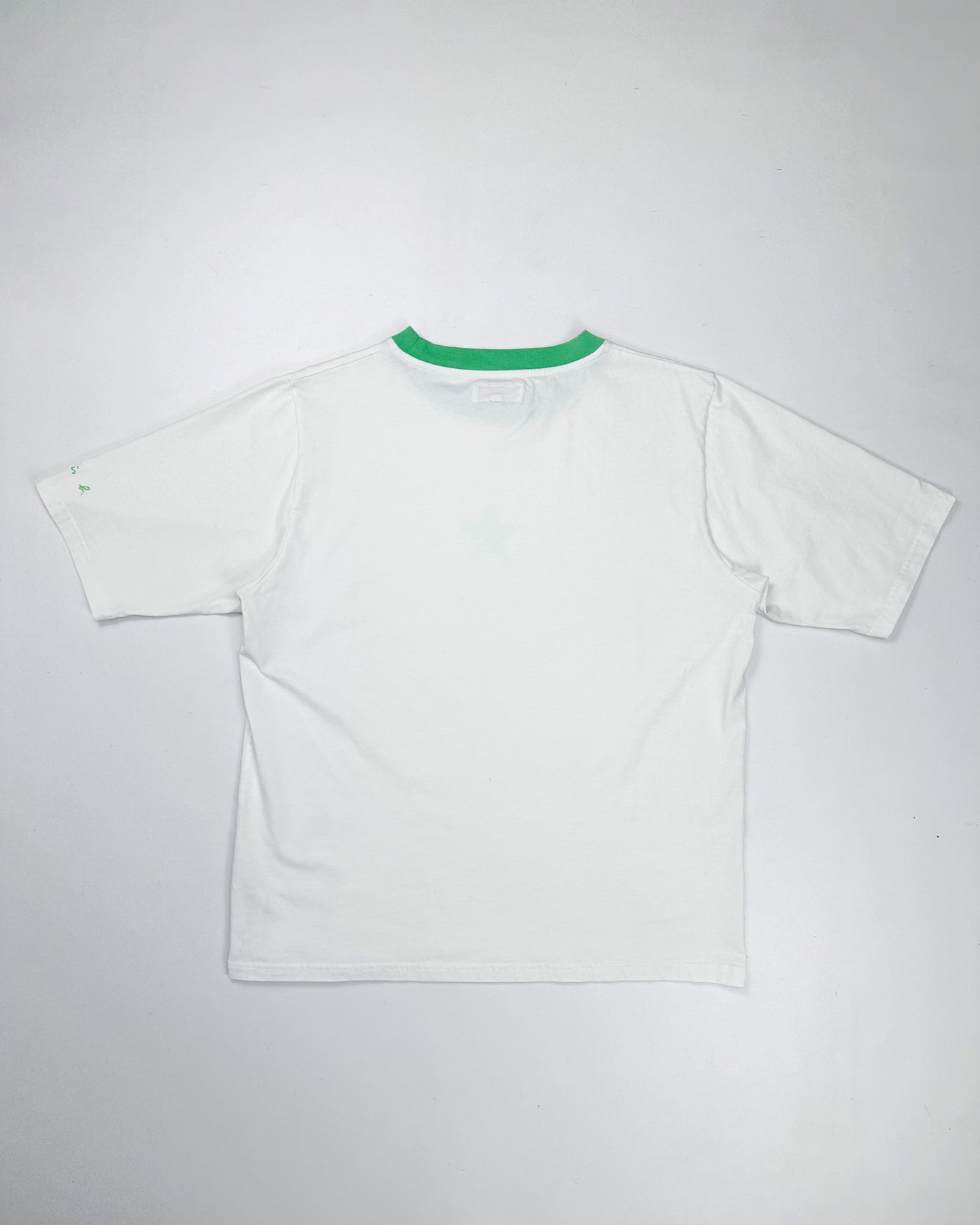 Agnes B Green Star Cotton t-Shirt 2000's
