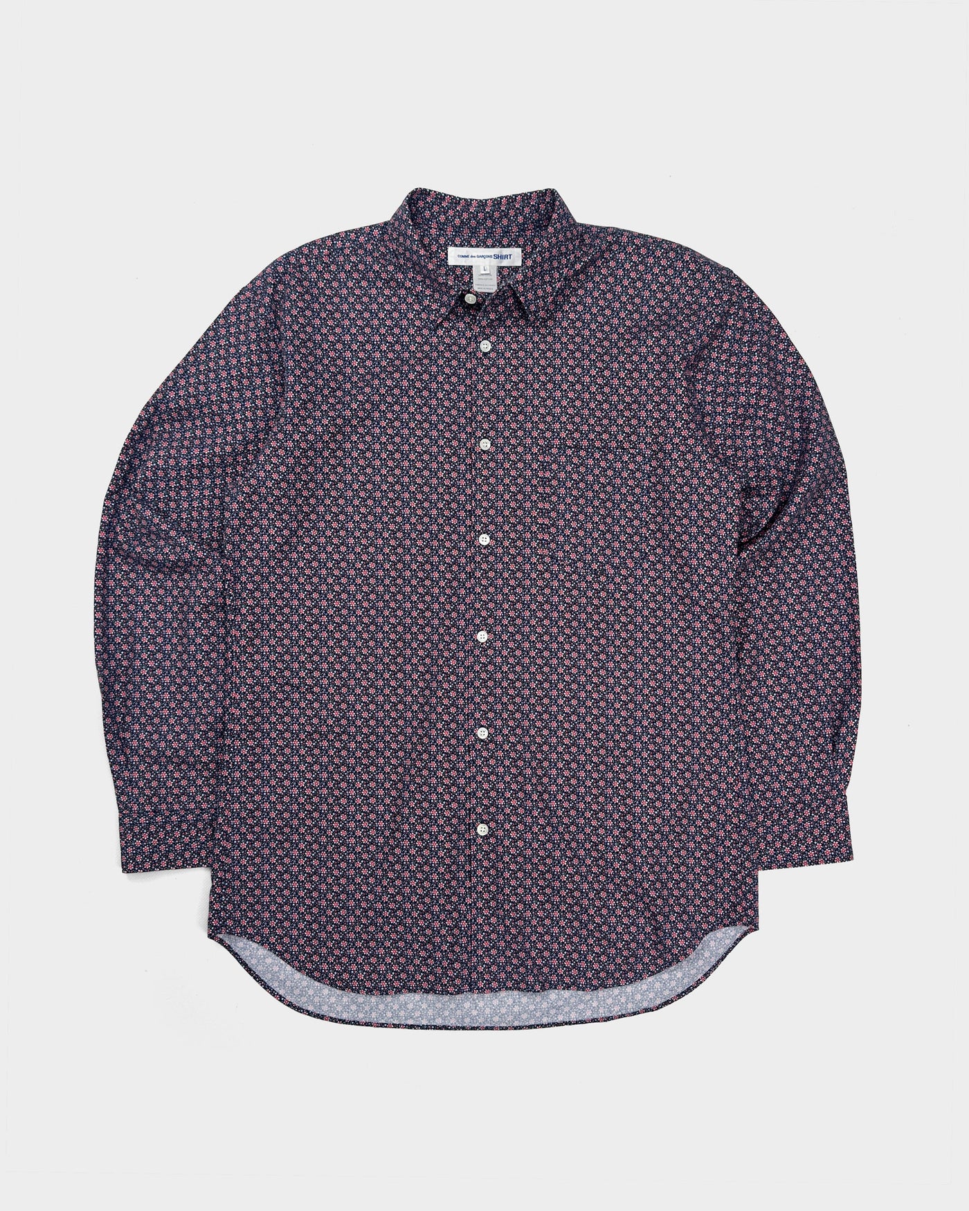 Comme des Garçons Shirt Flower Print Shirt 2000's