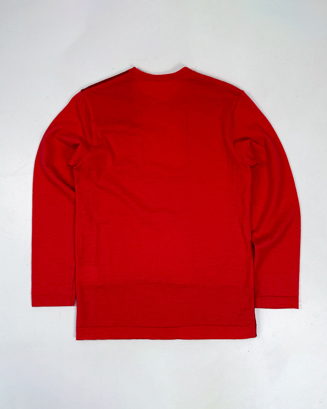 Comme des Garçons Red Wool Deconstructed Top 2000's