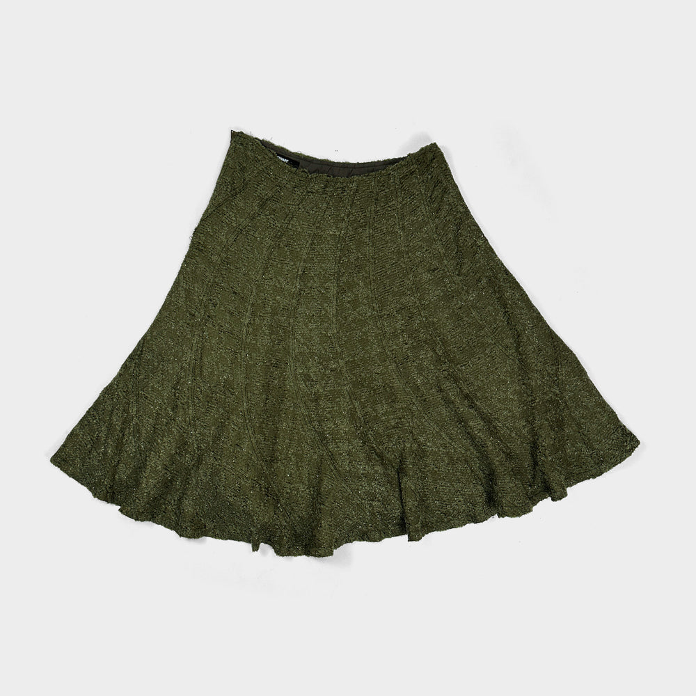 Junya Watanabe for Comme des Garçons Green Stitched Skirt F/W 2010