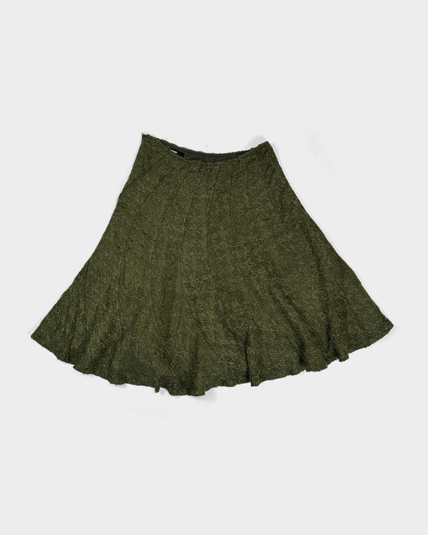 Junya Watanabe for Comme des Garçons Green Stitched Skirt F/W 2010