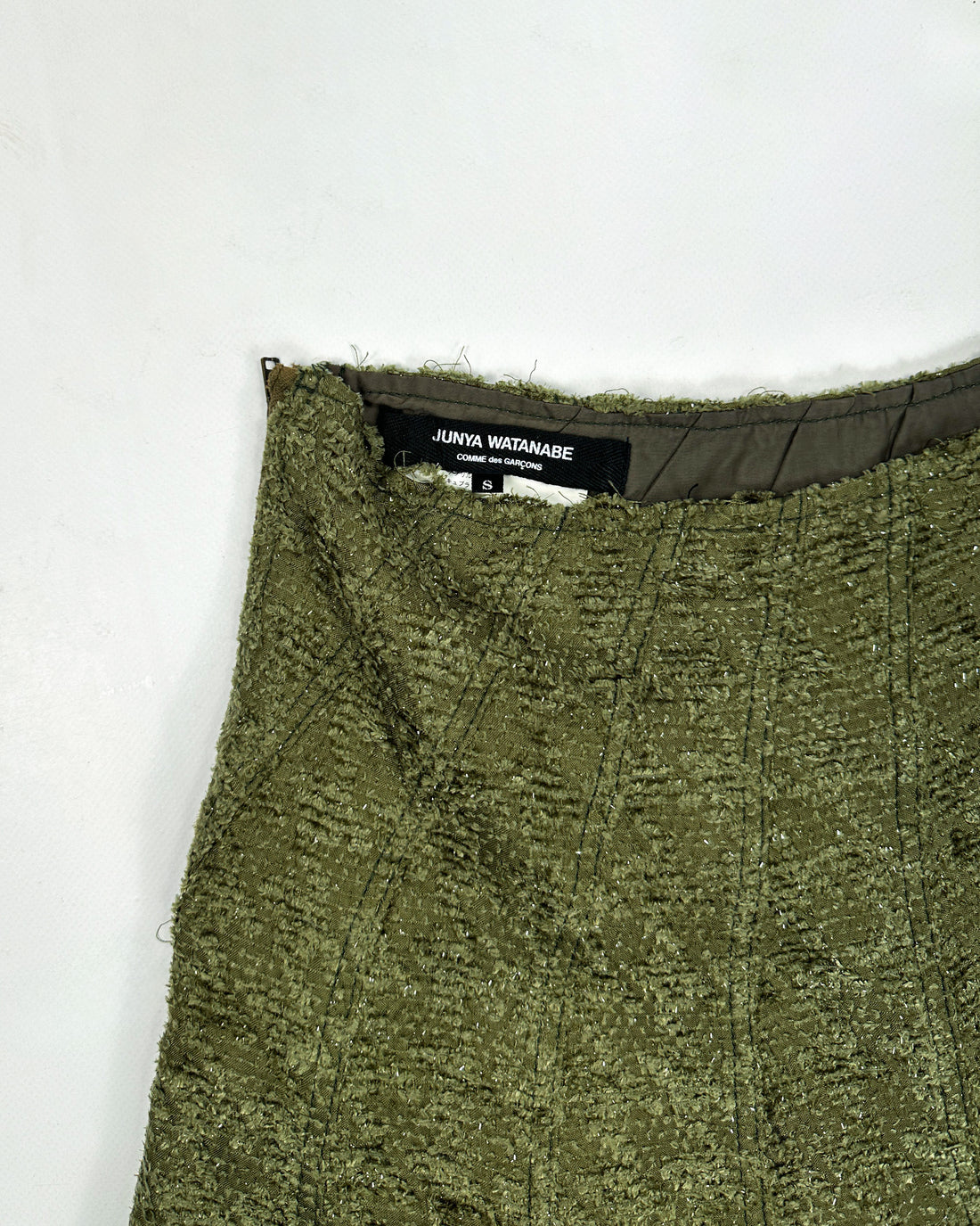 Junya Watanabe for Comme des Garçons Green Stitched Skirt F/W 2010