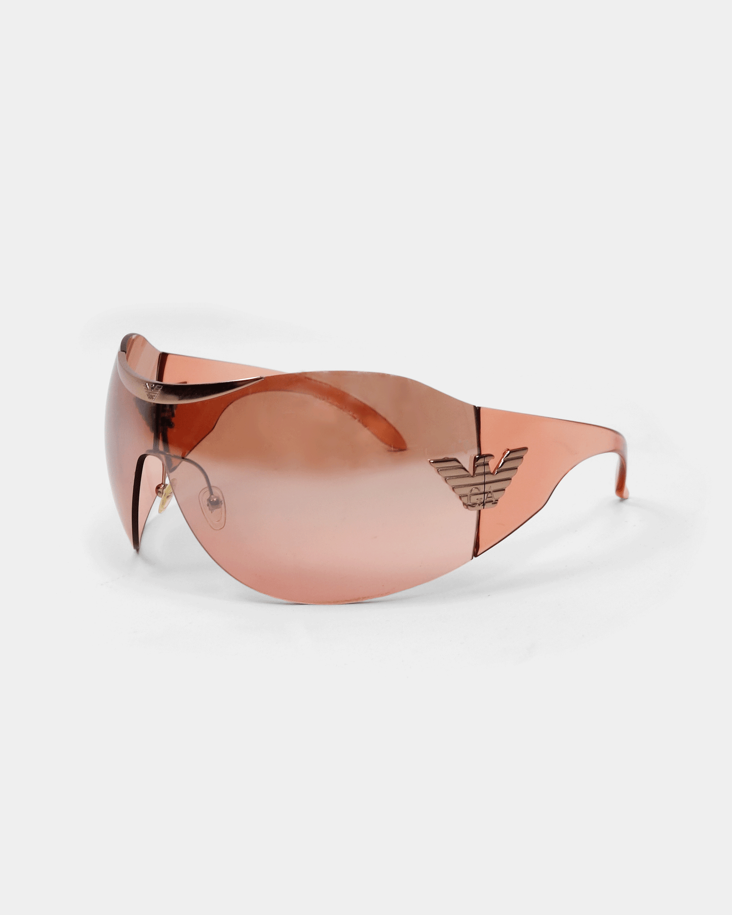 Armani Full Mask Copper Sunglasses 2000's