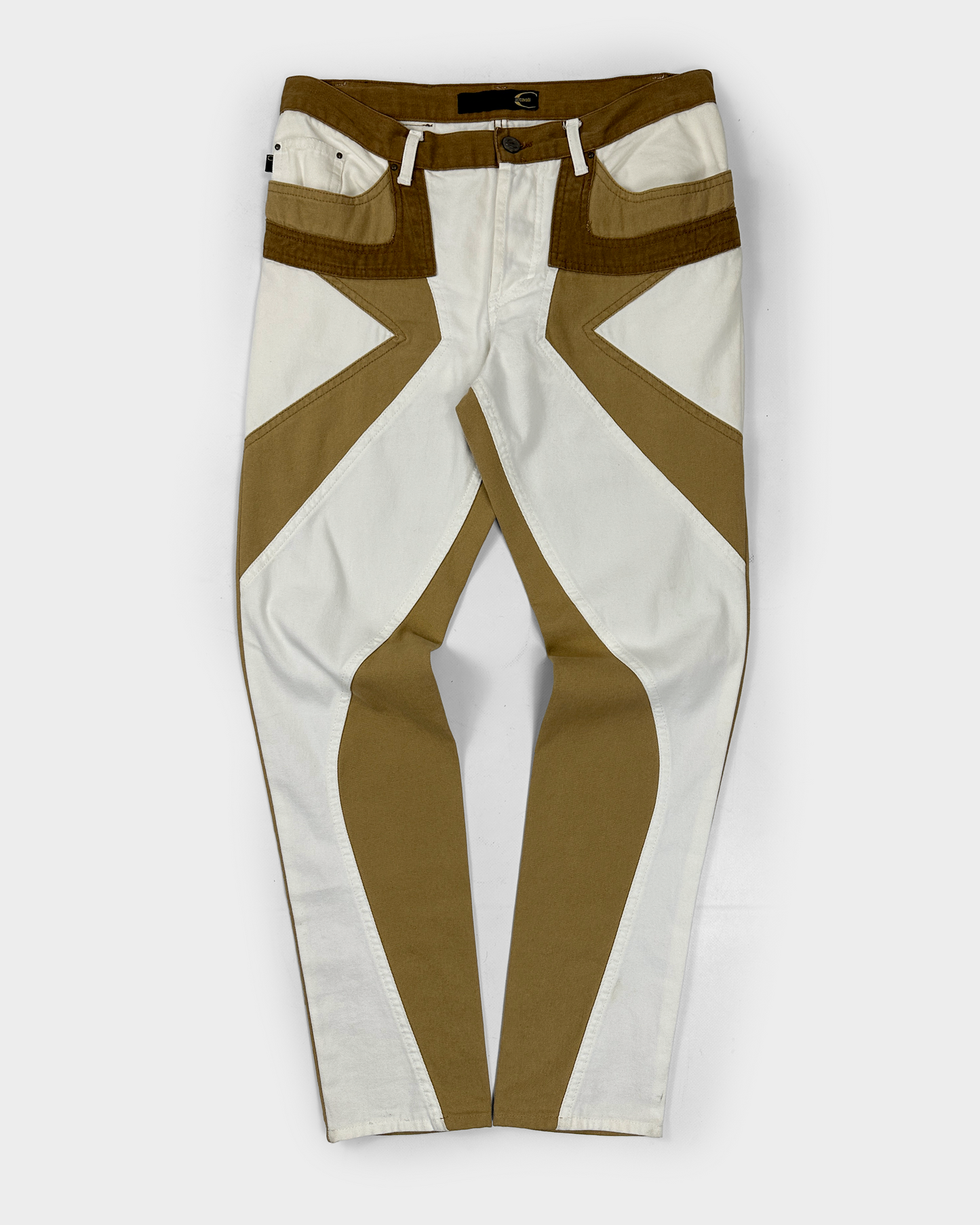 Roberto Cavalli 3-Tone Brown Pants 2000's