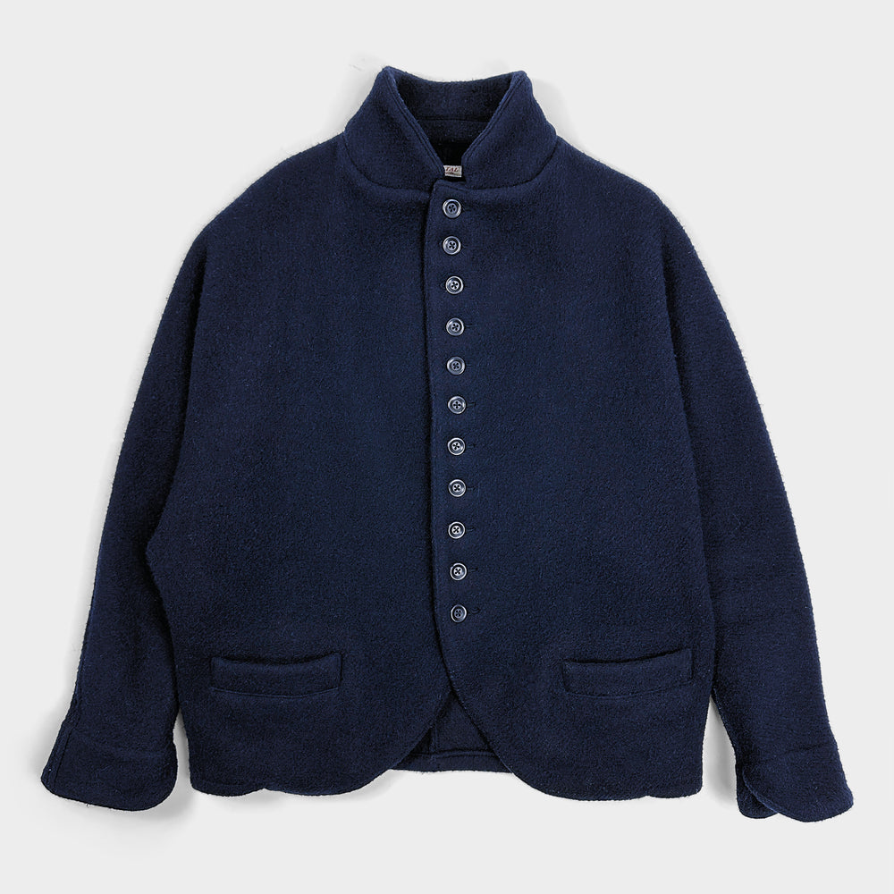 Kapital Japan 11 Buttons Navy Blue Fleece Jacket 1990's