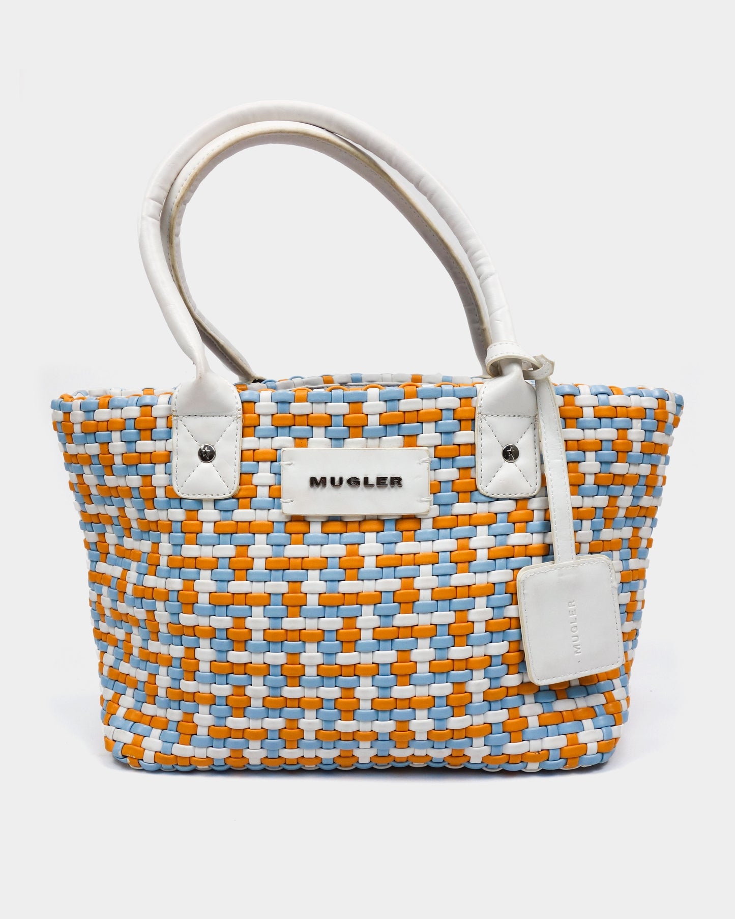 Mugler Braided Multicolor Bag 2000's