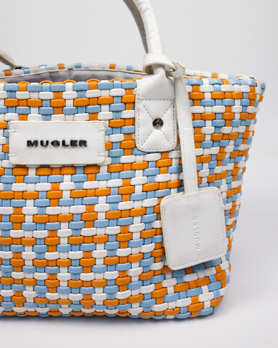 Mugler Braided Multicolor Bag 2000's