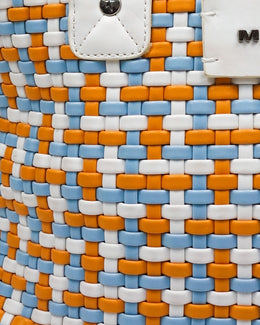 Mugler Braided Multicolor Bag 2000's