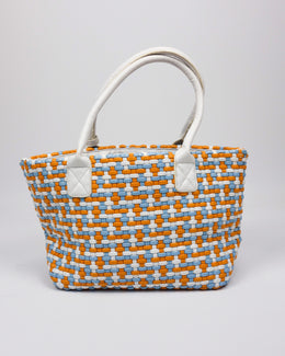 Mugler Braided Multicolor Bag 2000's