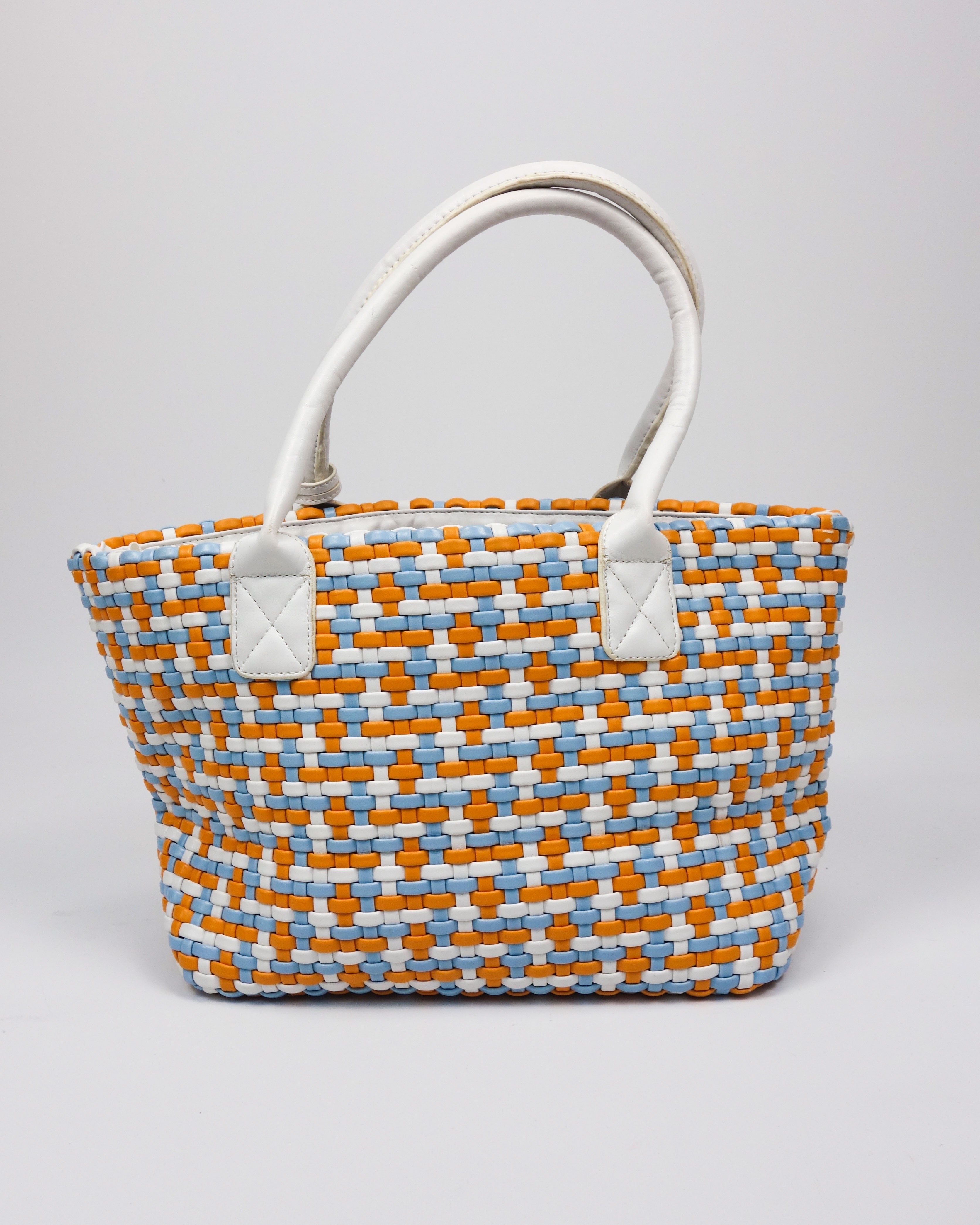 Mugler Braided Multicolor Bag 2000's