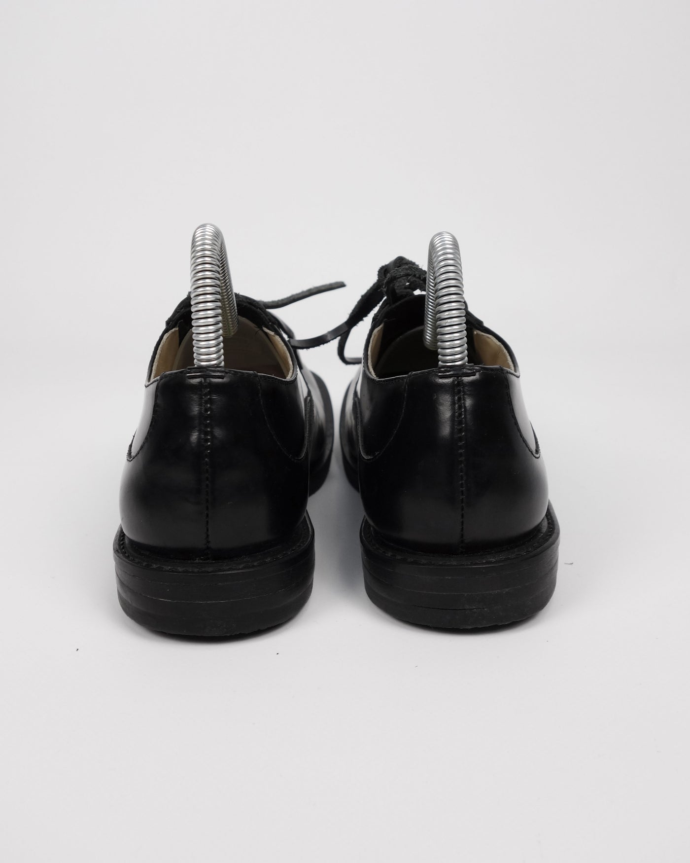 Marithé Francois Girbaud Black Leather Shoes 1990's