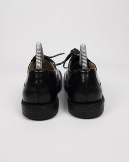 Marithé Francois Girbaud Black Leather Shoes 1990's