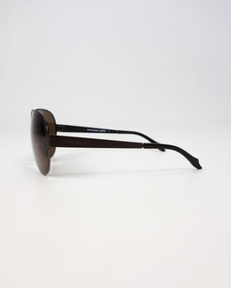 Thierry Mugler Thin Metallic Sunglasses 2000's