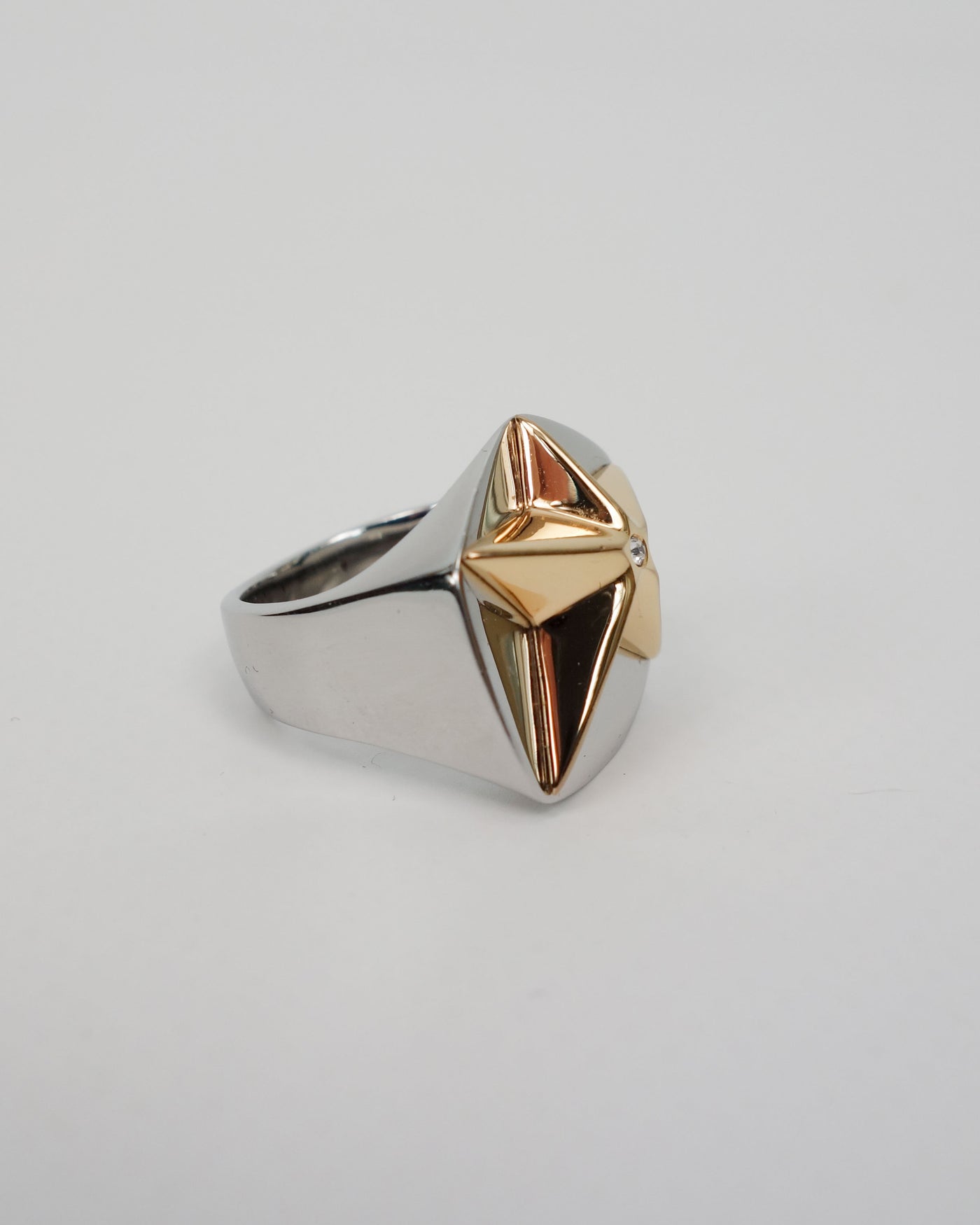 Mugler Star Logo Ring 2000's