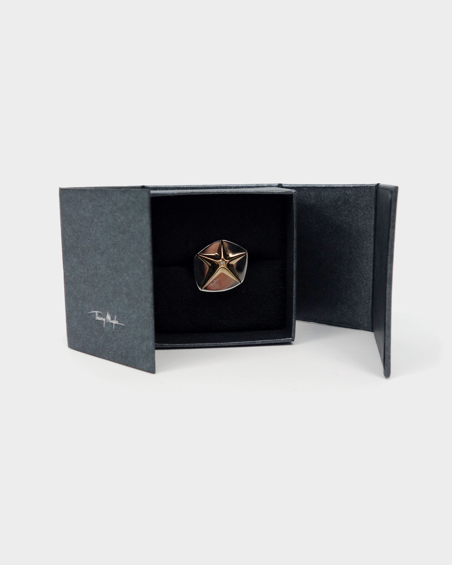 Mugler Star Logo Ring 2000's