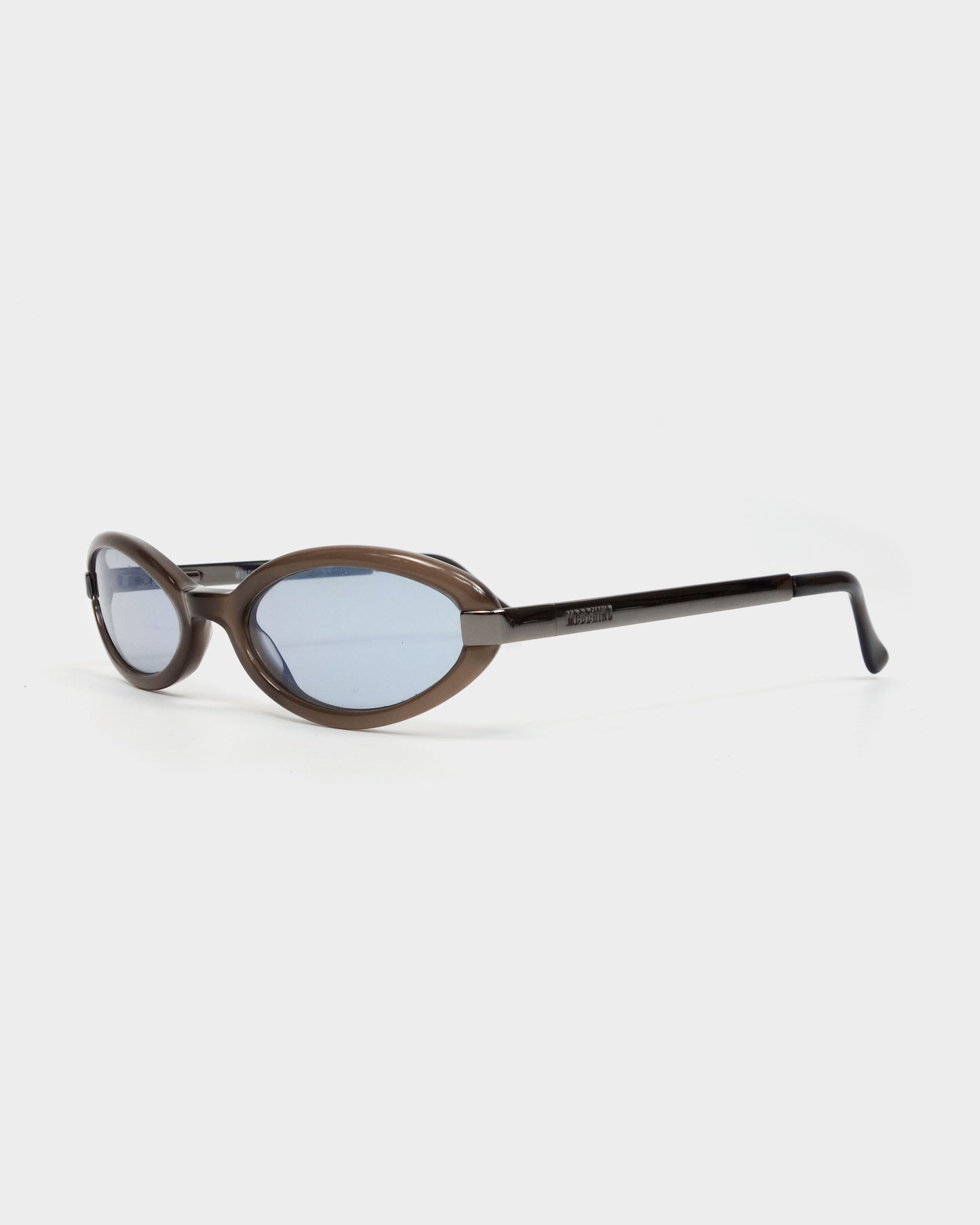 Moschino Ellipse Brown Sunglasses 2000's