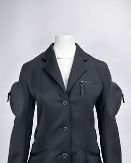 Issey Miyake 3-D Pockets Black Blazer FW 2000