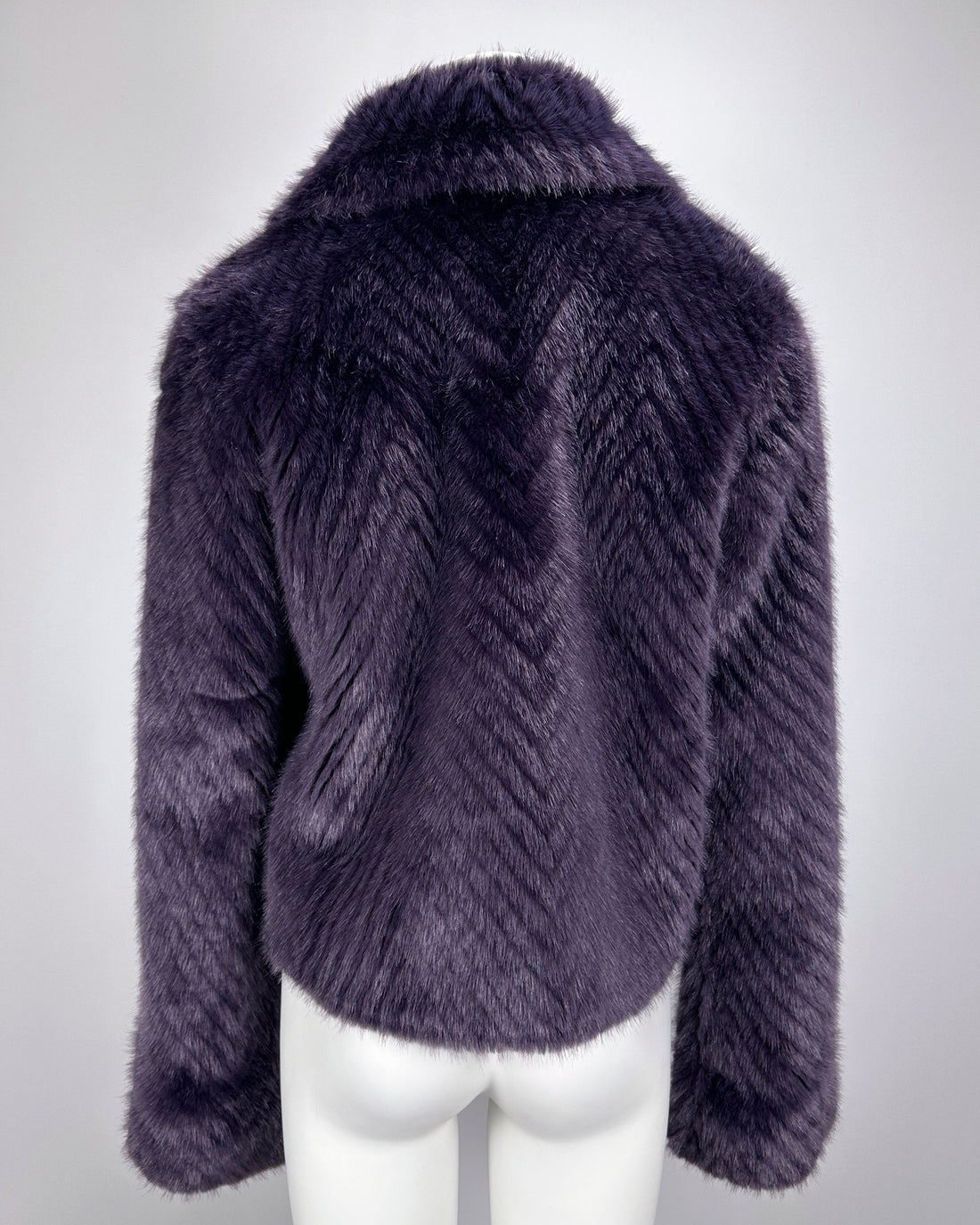 Armani Reversible Purple Fur Jacket 2000's