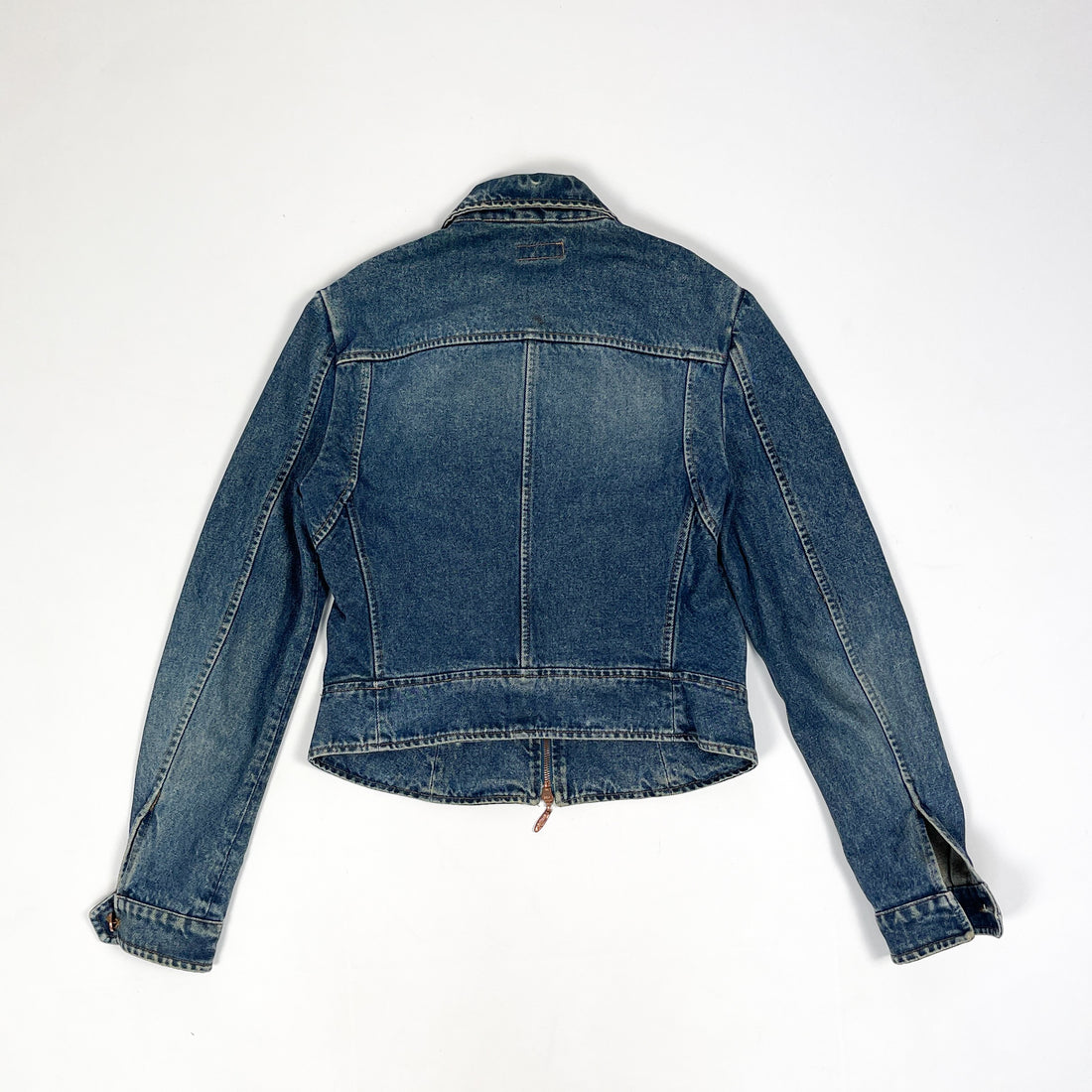 Roberto Cavalli Denim Cropped Jacket 1990's