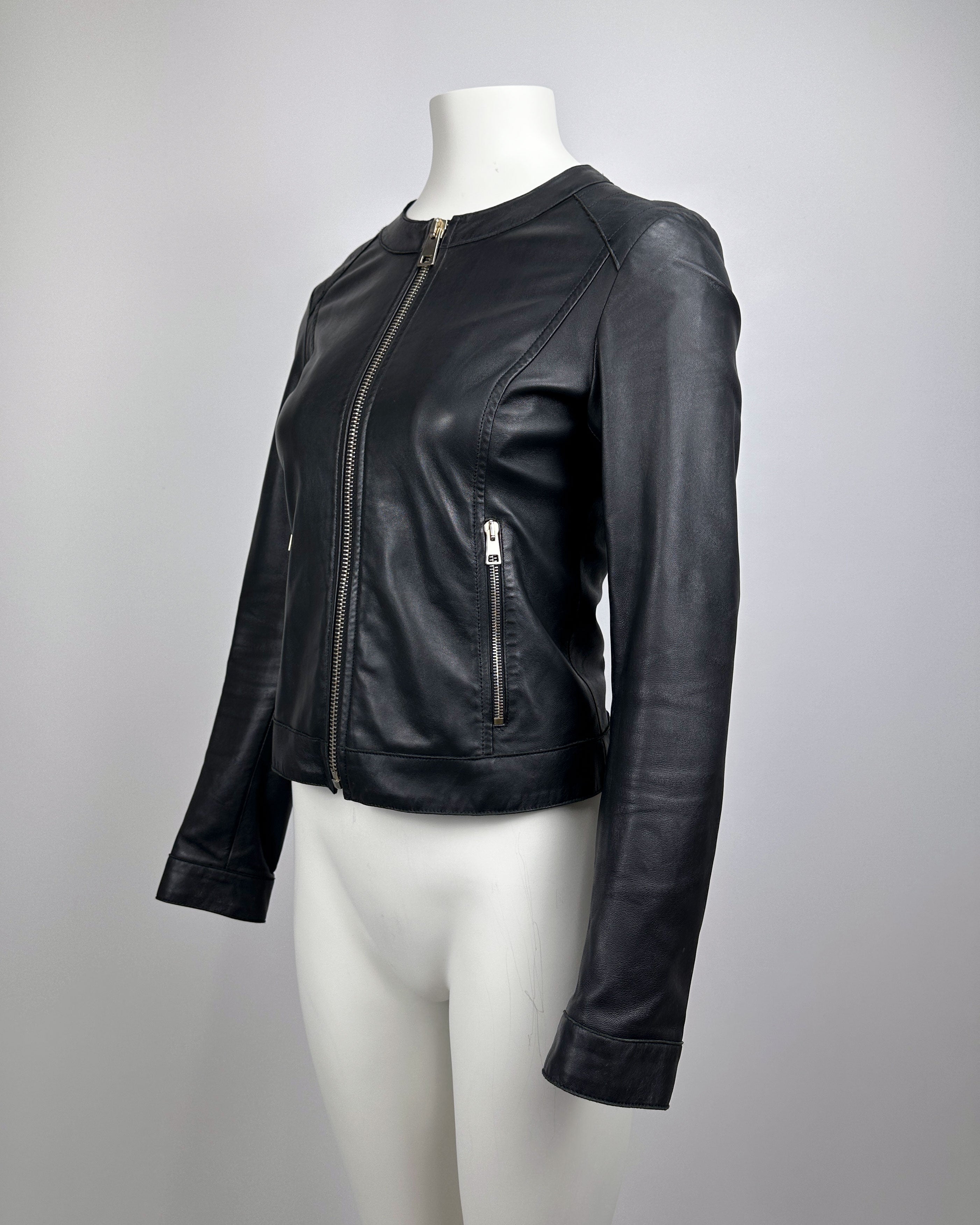 Dirk bikkembergs 2024 leather jacket