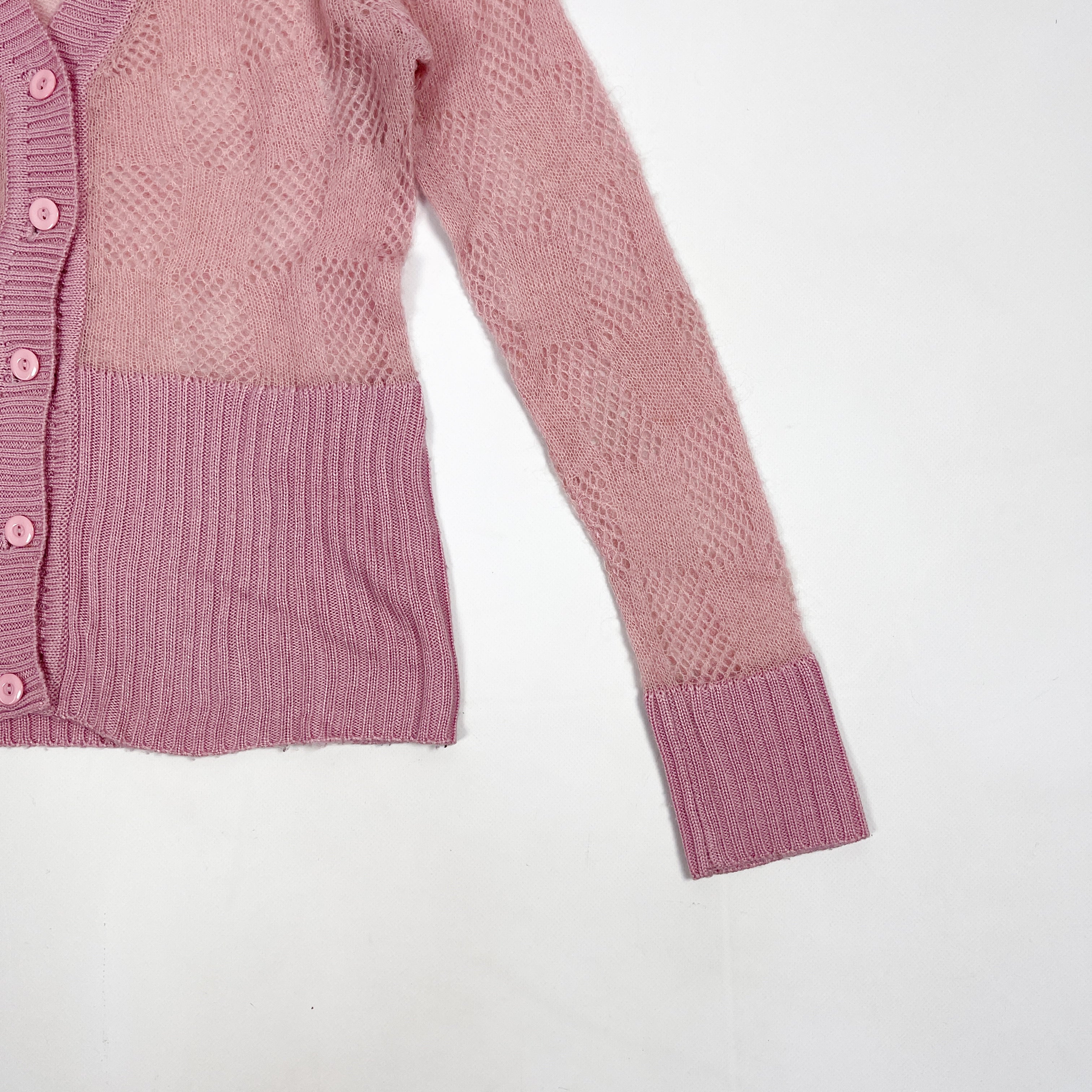 Dolce & Gabbana Pink Mohair Cardigan 2000's – Vintage TTS