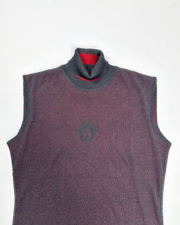 Versace 2-Layer Sleeveless Top 2000's