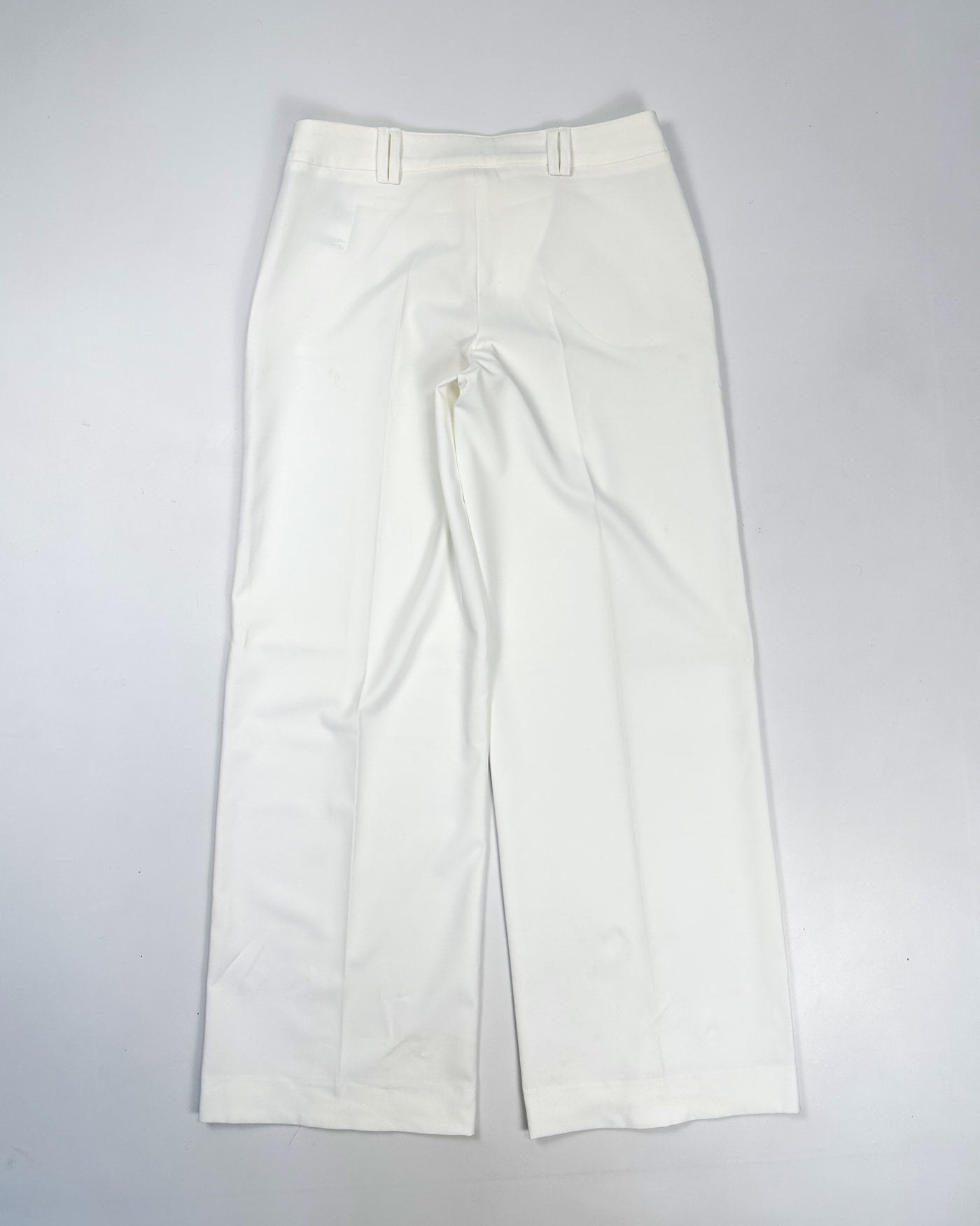 Versace White Wide Pants 2000's