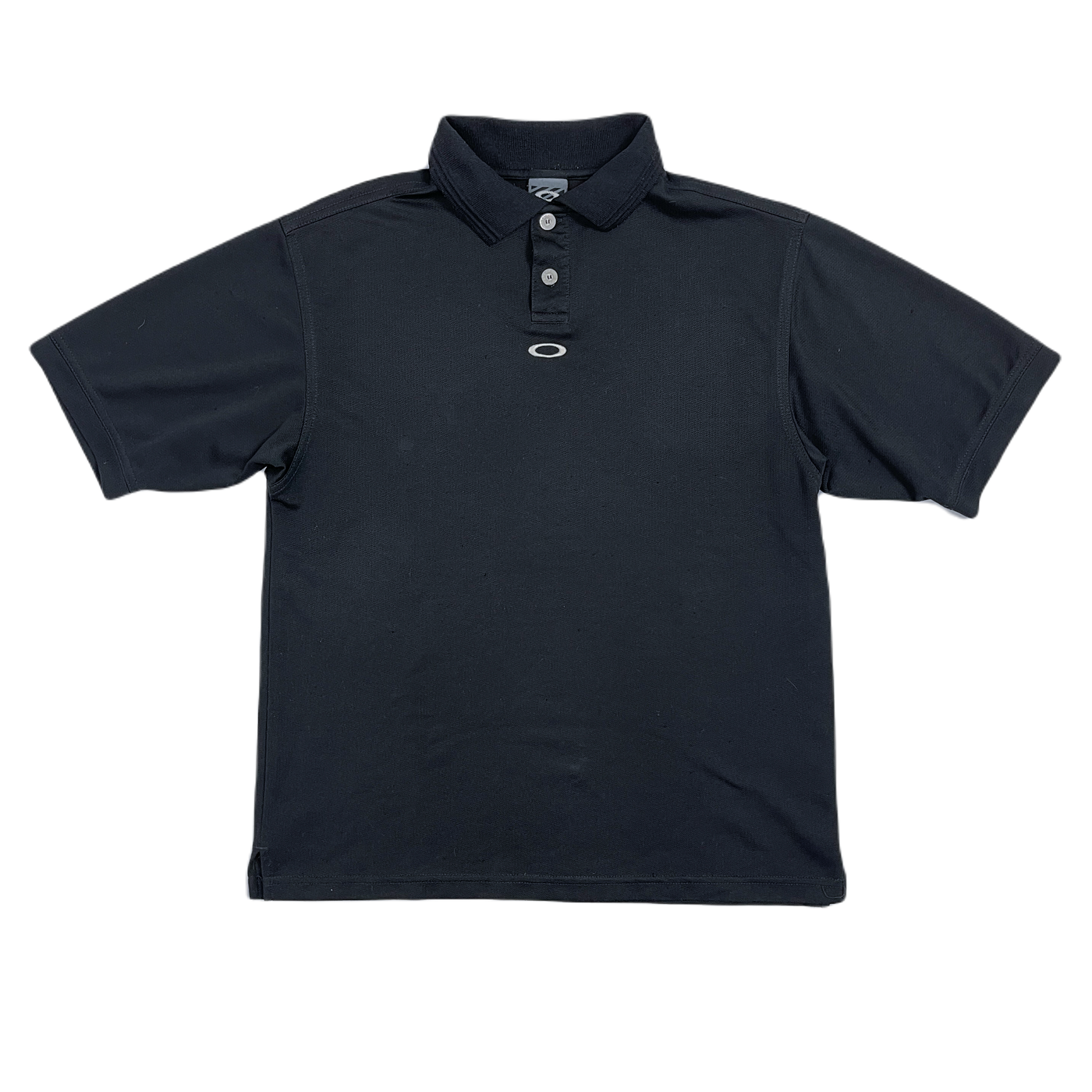 Oakley Software Black Polo Shirt 1990's