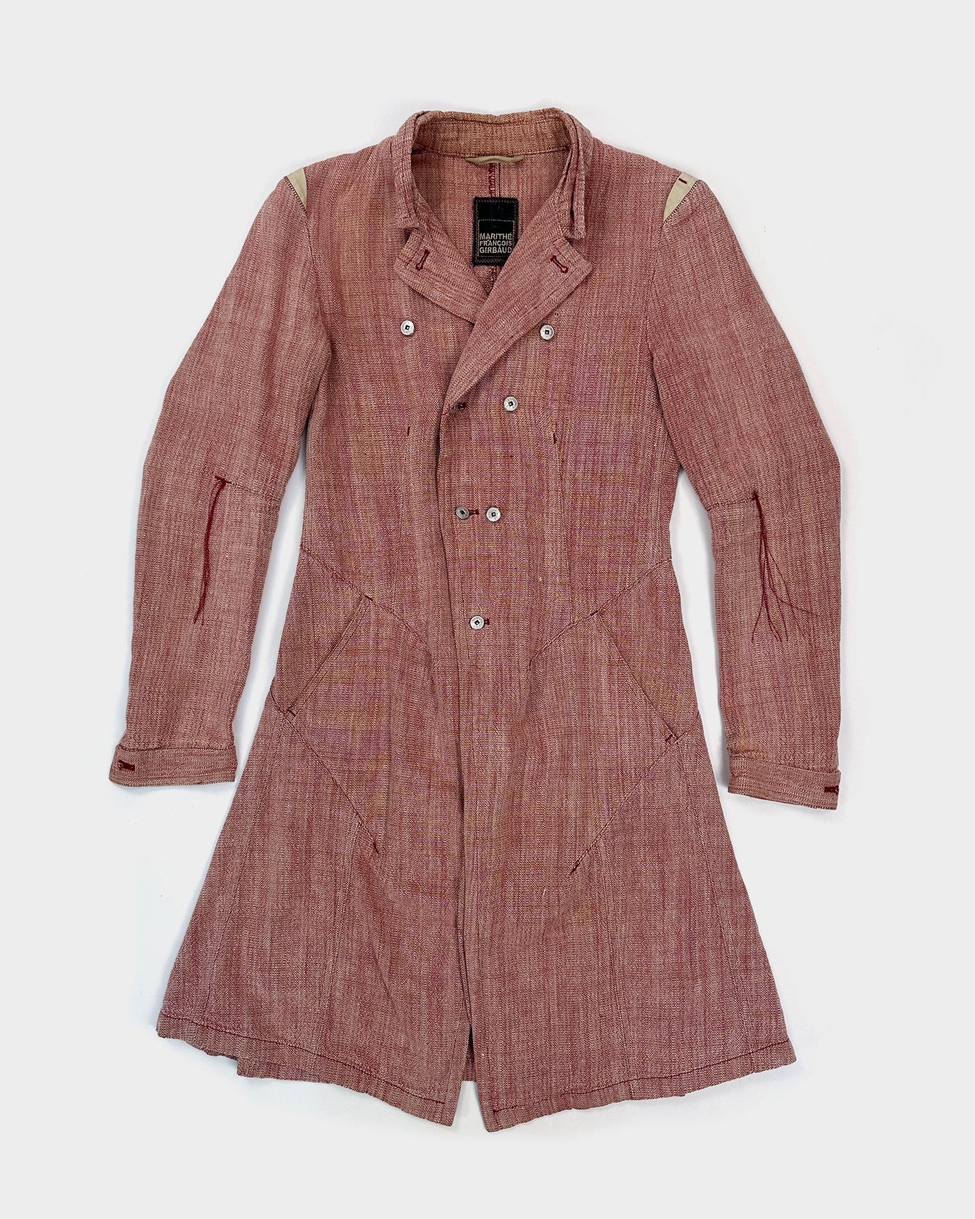 Marithé Francois Girbaud Hemp Long Jacket 1990's