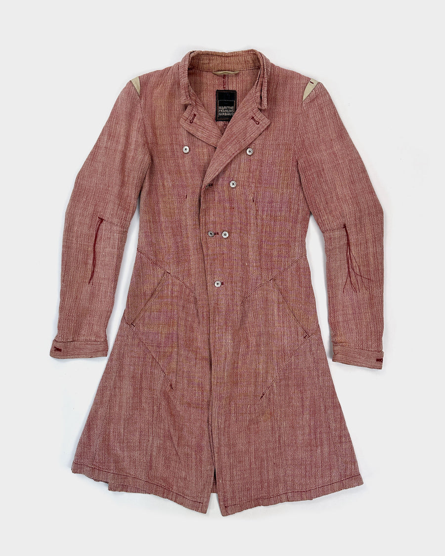 Marithé Francois Girbaud Hemp Long Jacket 1990's