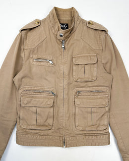 Dolce & Gabbana Beige Utility Jacket 2000's