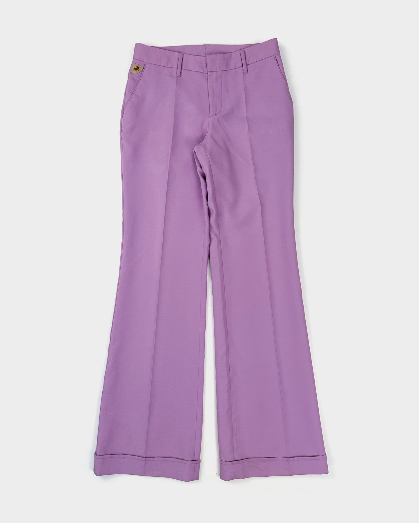 Lois Lavender Suit Flare Pants 1990's