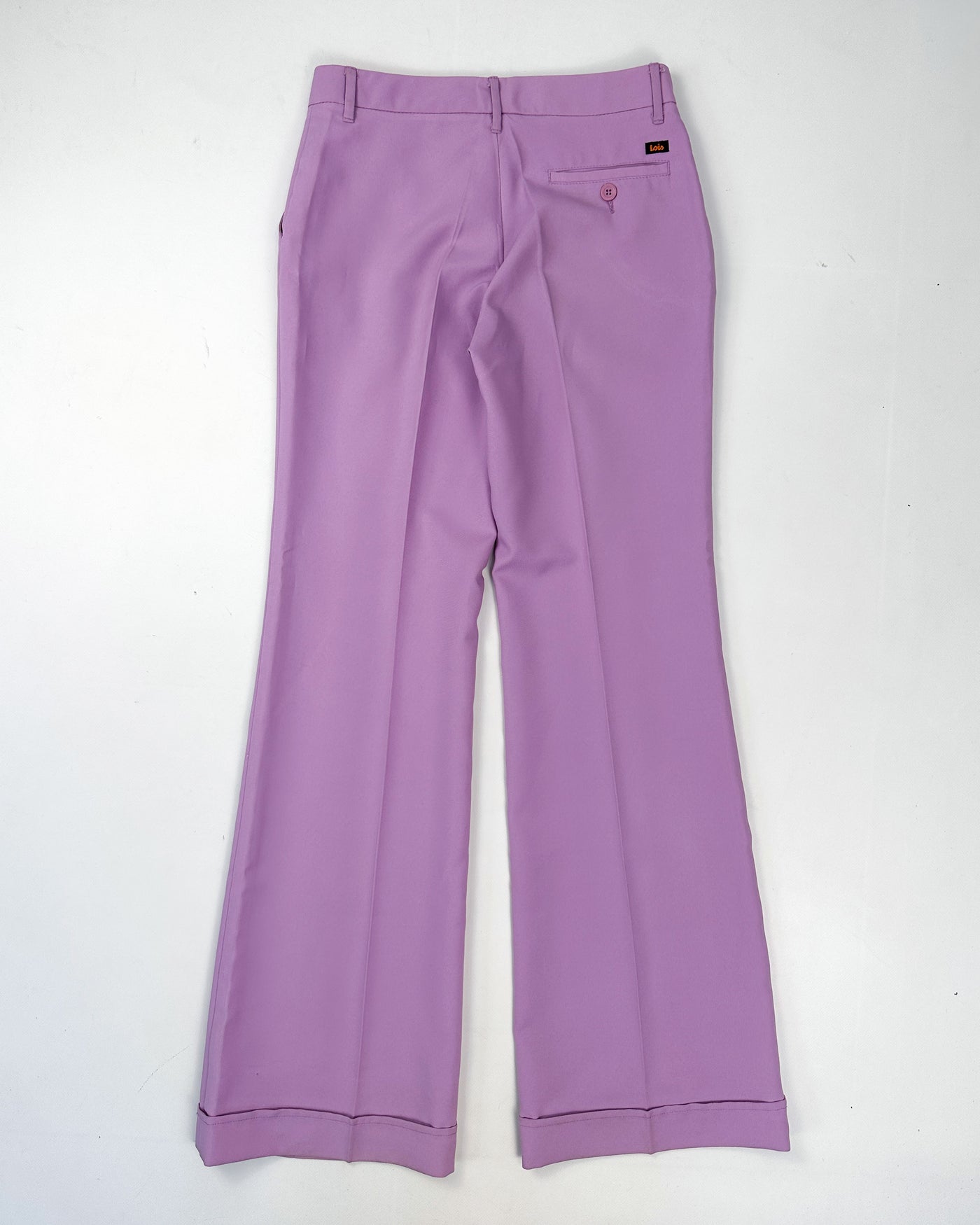 Lois Lavender Suit Flare Pants 1990's
