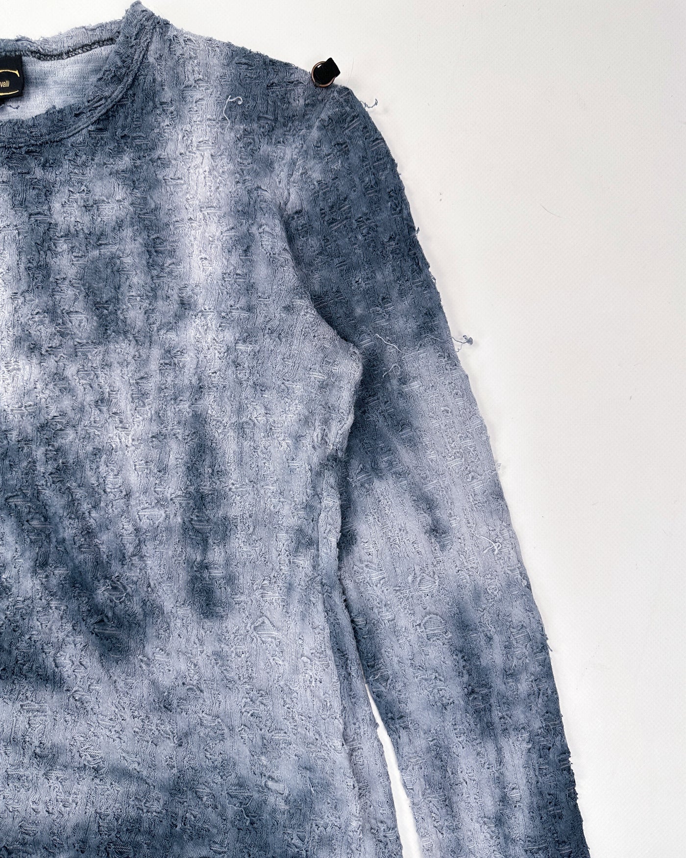 Roberto Cavalli Distressed Faded Tee Top 2000's