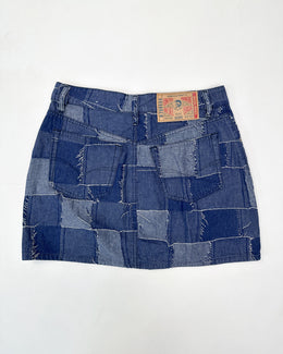 Diesel Squared Denim Skirt 2000's