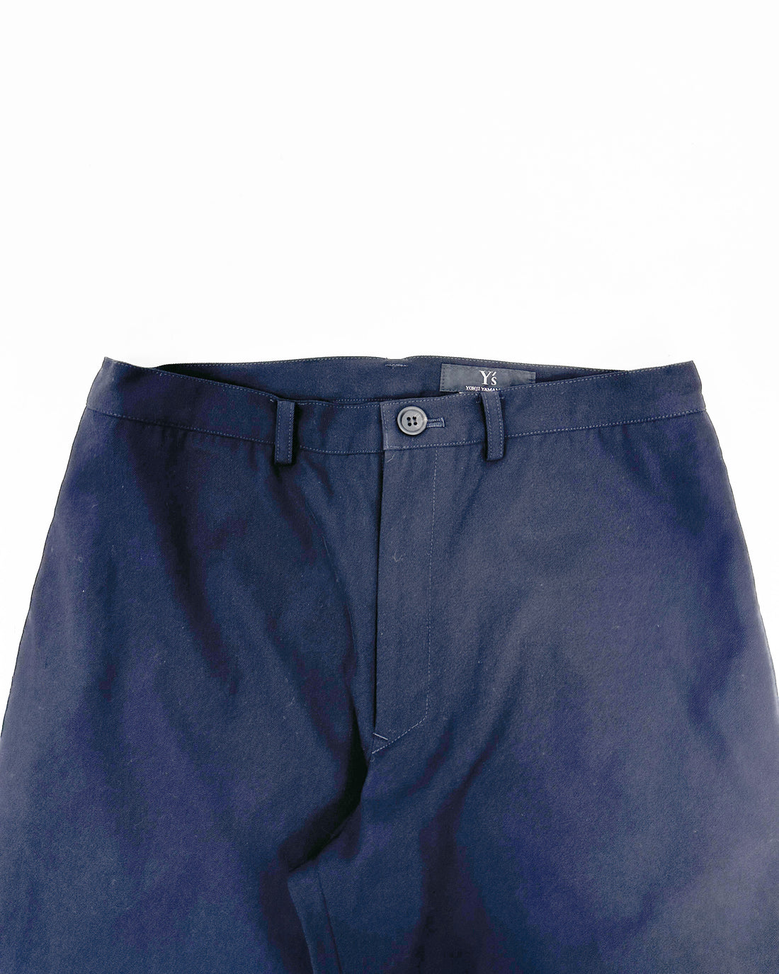 Yohji Yamamoto Wool Thin Navy Blue Pants 2008