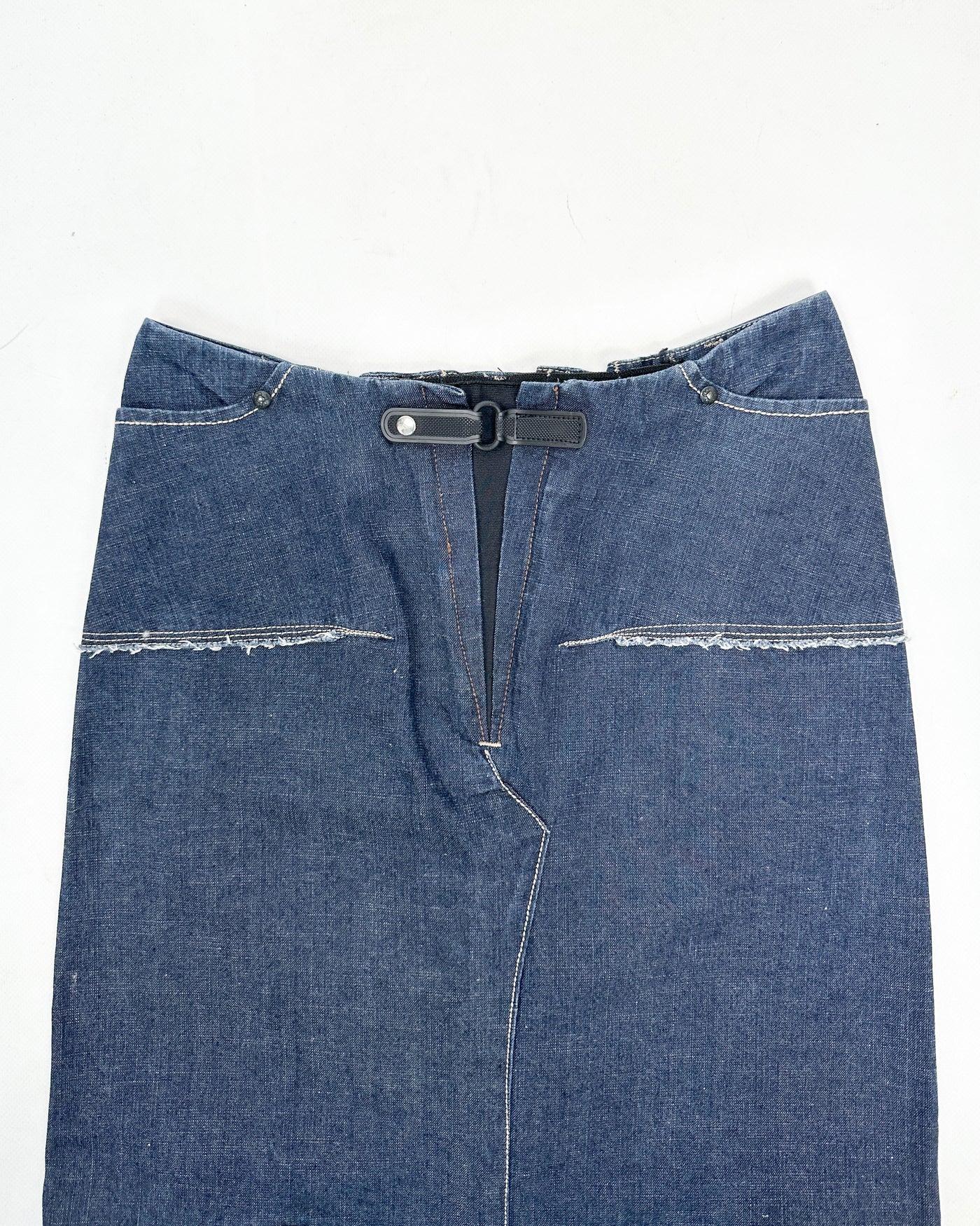 Marithé Francois Girbaud Elastic Denim Skirt 2000's