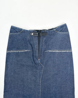 Marithé Francois Girbaud Elastic Denim Skirt 2000's