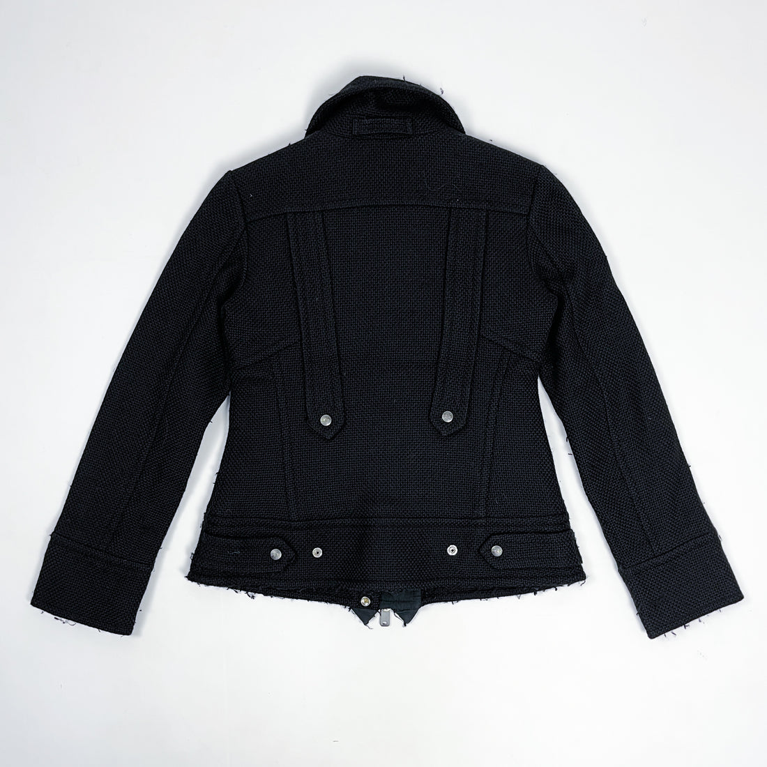 Diesel Wool Black Zipped Jacket 2000's