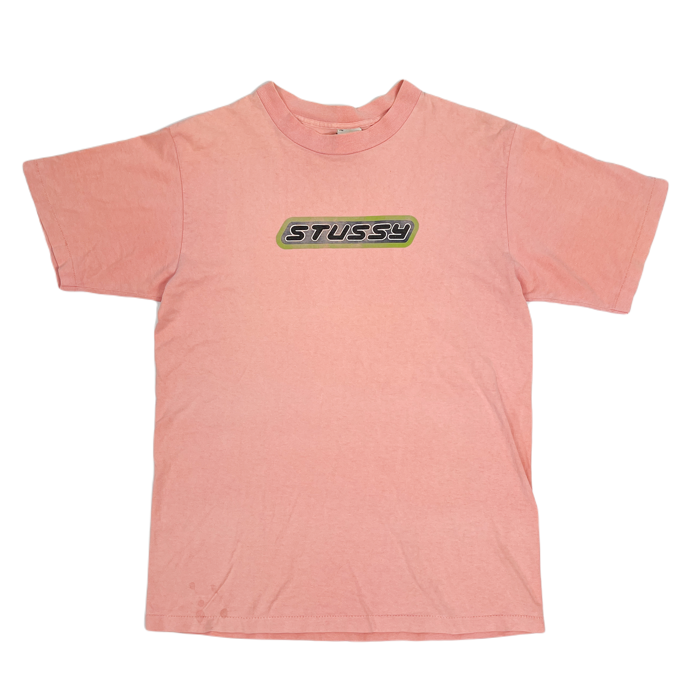 Stussy Made in USA Salmon Logo Tee 1980's