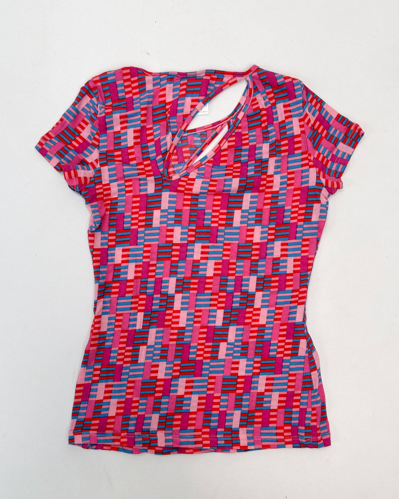 Versace Deconstructed Multicolor Top 2000's